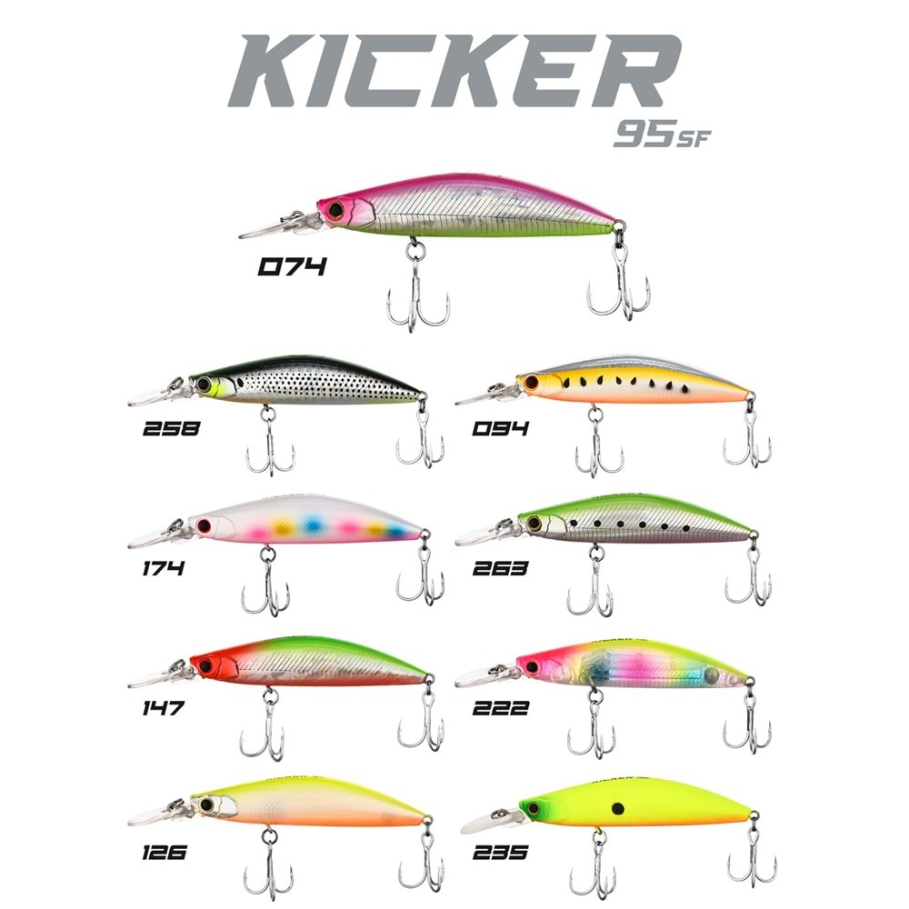 Fujin Kicker SF 95mm 13.5gr Maket Balık