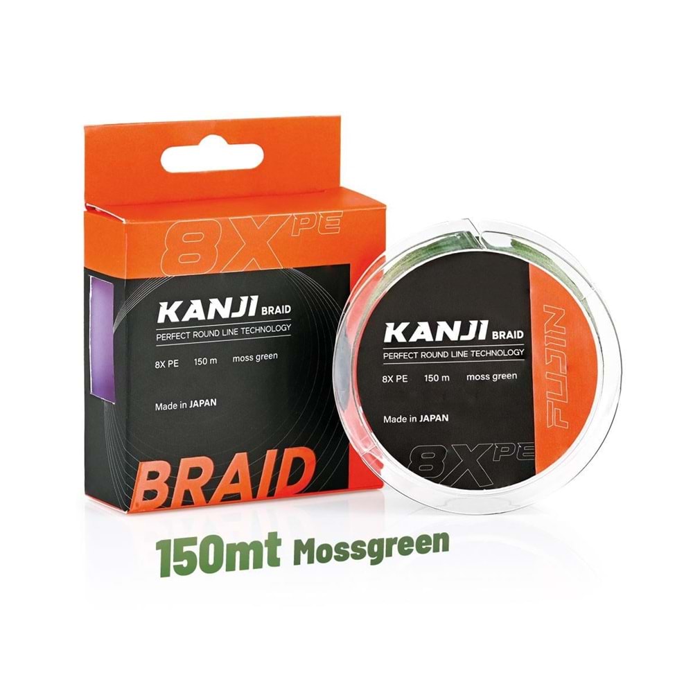 Fujin Kanji 8X 150MT Moss Green Pe Line