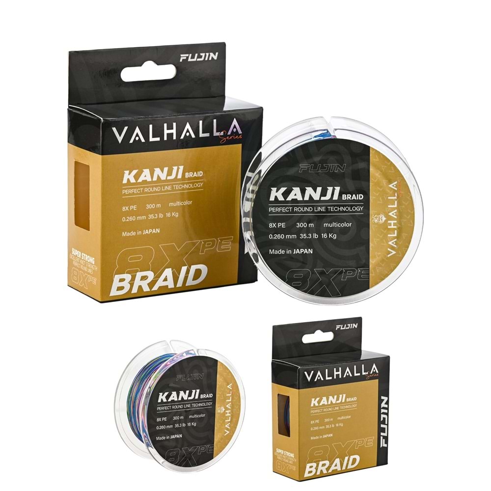 Fujin Valhalla Kanji 8X 300MT Multicolor