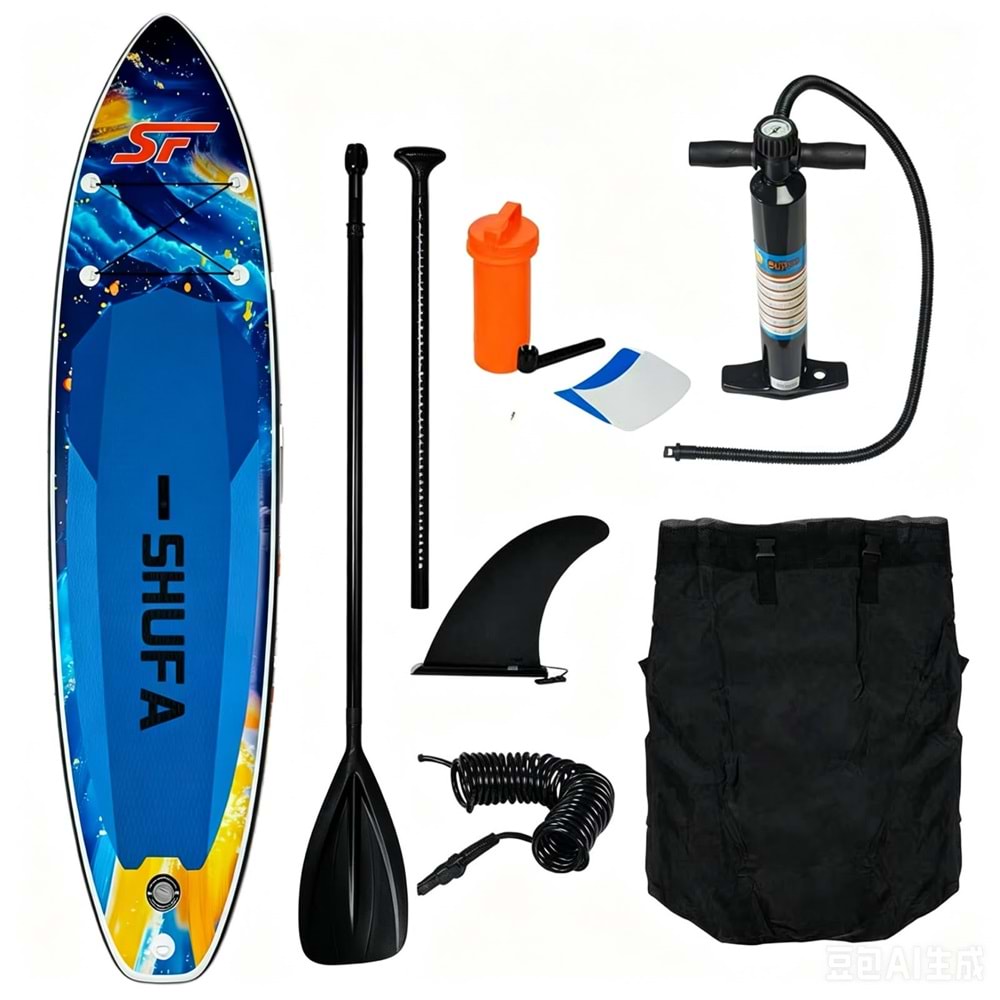 SHUFA Şişme Sup Board/ Stand Up Paddle Board 320*81*15cm Full Set