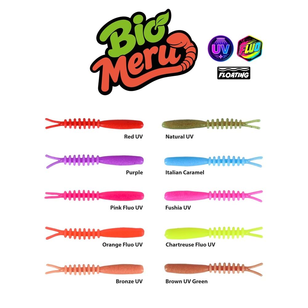 Fujin Bio Meru 4.2cm Floating Sıvılı Kokulu LRF Silikonu