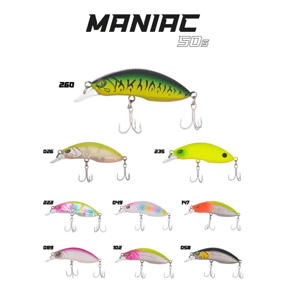 Fujin Maniac 50S 8gr 50mm Maket Balık