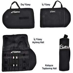 Cultiva 9880 Neoprene Jig Mat -Siyah - L