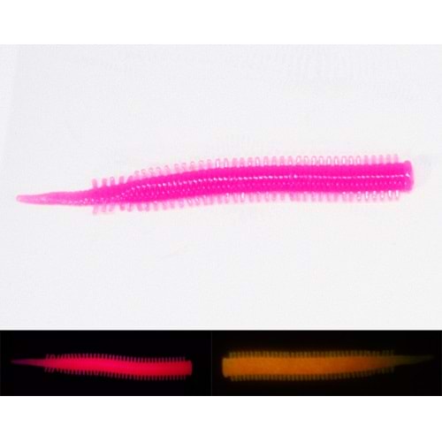 Fujin Yummy Sandworm 7Cm Silikon Yem - Pink Glow