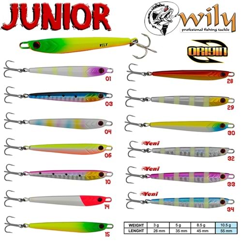 Wily Junior Jig 55 MM 10.5 GR