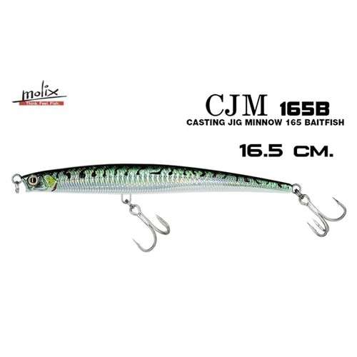 Molix Casting Jig Minnow CJM 165 B 63 Gr Maket Balık