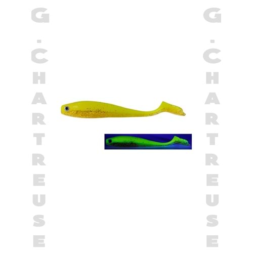 Fujin Duck Tail 9cm Silikon Balık - G.Chartreuse