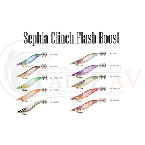 Shimano Lure Sephia Clinch Flash Boost 3.5Gou/19g Kalamar Zokası