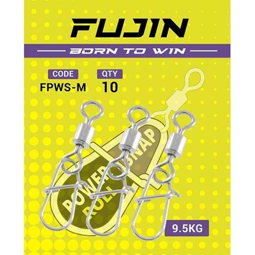 Fujin Power Roll Snap #M 9.5kg Çekerli Klips