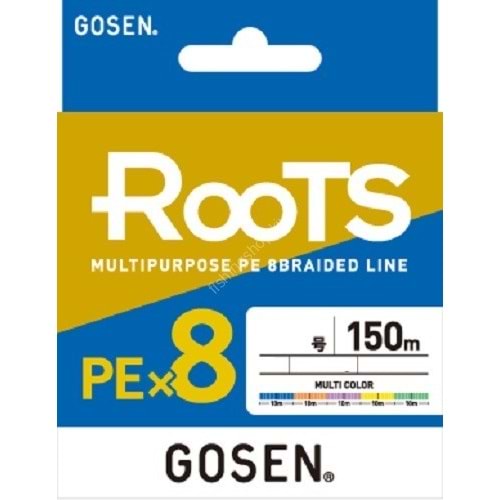 Gosen X8 Roots PE 8 Örgü Spin İp Misina 150mt Multi Color