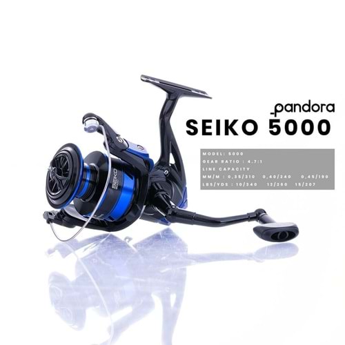 Pandora Seiko 5000 Makine 5BB Metal Kafa