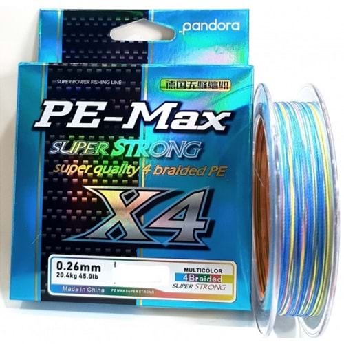 Pandora PE-Max 4x 300m Multicolor Misina