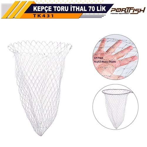 Portfish Kepçe Toru İthal Gri 70 lik