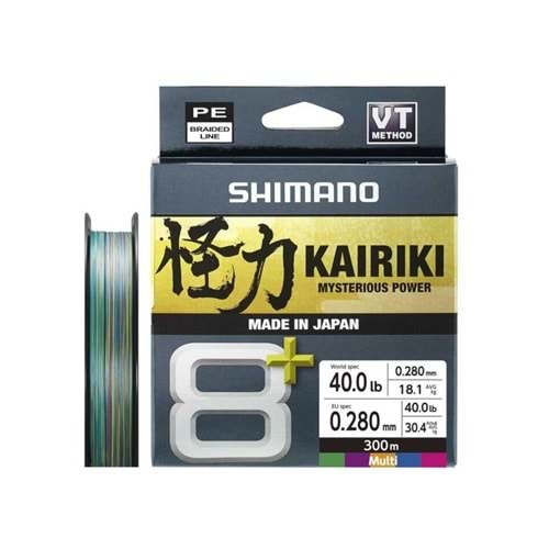 Shimano Örgü Misina Kairiki 8+ 300m M. Green