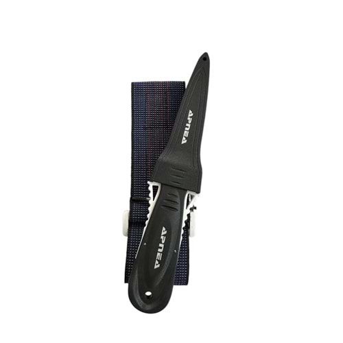 Apnea Attack 9cm Dalış Bıçağı Kol Bantlı Kakıçlı