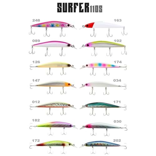 Fujin Surfer 110s 20gr 11cm Maket Balık