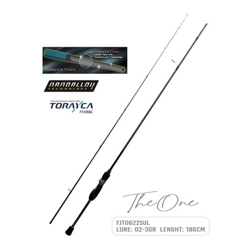Fujin TheOne 186cm 02-3gr LRF Kamışı 622SUL