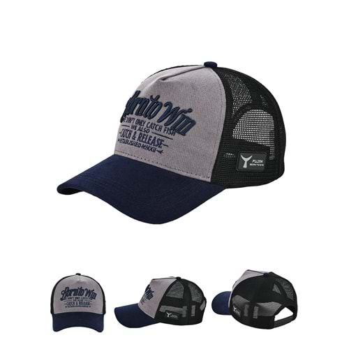Fujin BTW Trucker Şapka Black Grey Navy