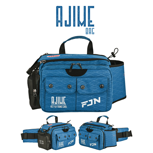 Fujin Ajime Bel Çantası Indigo - Balıkçı Çantası