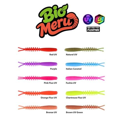 Fujin Bio Meru 4.2cm Floating Sıvılı Kokulu LRF Silikonu