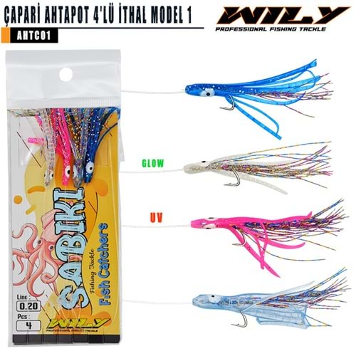 Wily Çapari Ahtapot 4'lü İthal Model 1