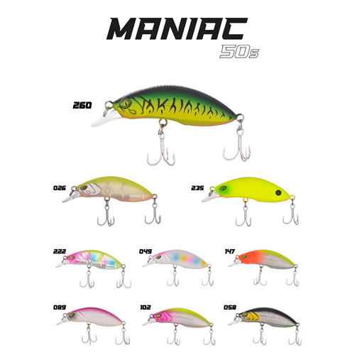 Fujin Maniac 50S 8gr 50mm Maket Balık