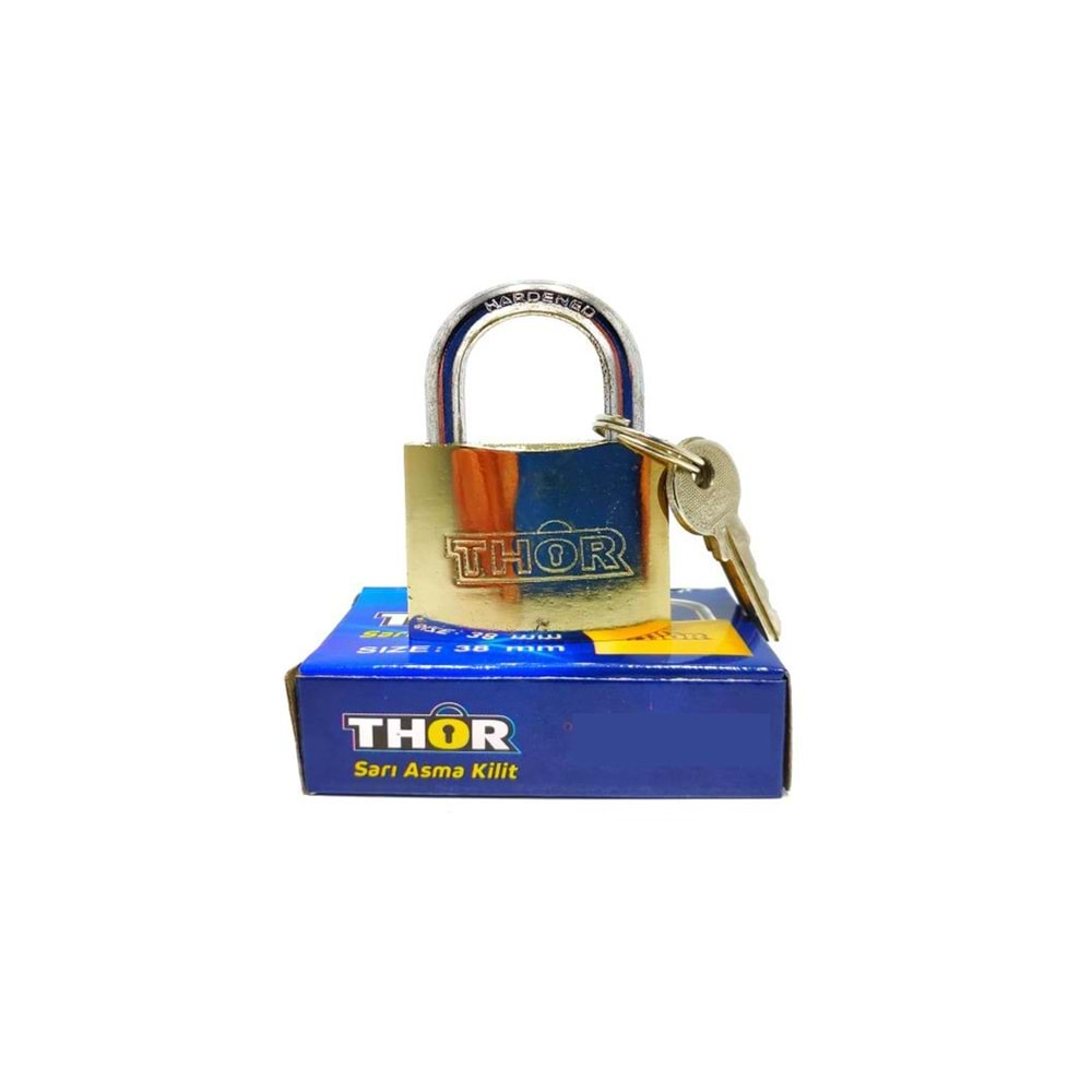 THOR ASMA KİLİT SARI KISA 25MM BX12