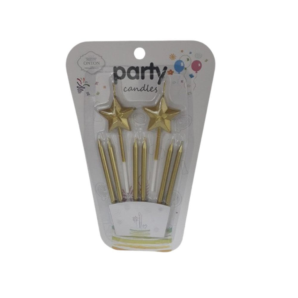 ONTON YILDIZLI PASTA MUMU BX12