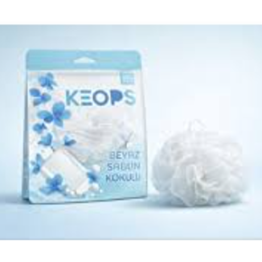 KEOPS BEYAZ SABUN KOKULU SABUNLU BANYO LİFİ