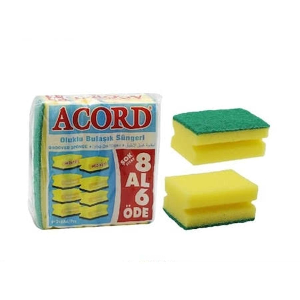 ACORD 584 8 AL 6 ÖDE BULAŞIK SÜNGERİ