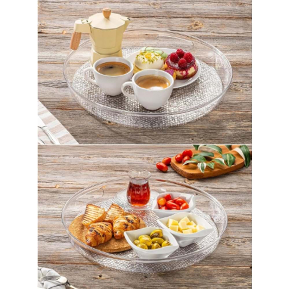 BEEHOME DIAMOND KIRILMAZ YUVARLAK TEPSİ