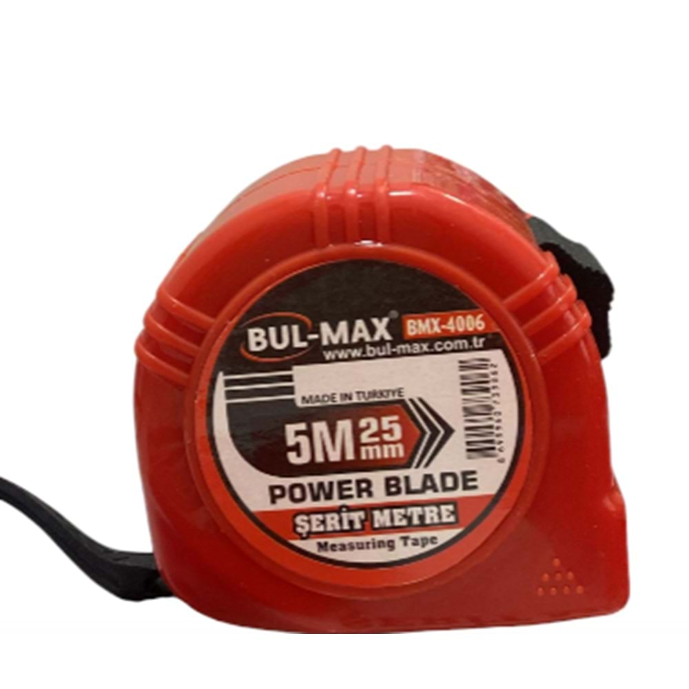 BULMAX 5MTX25MM ŞERİT METRE BX12