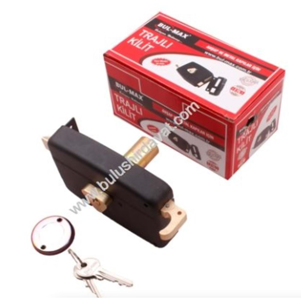 BULMAX BMX-5289 14MM OVAL TRAJLI SİYAH KİLİT