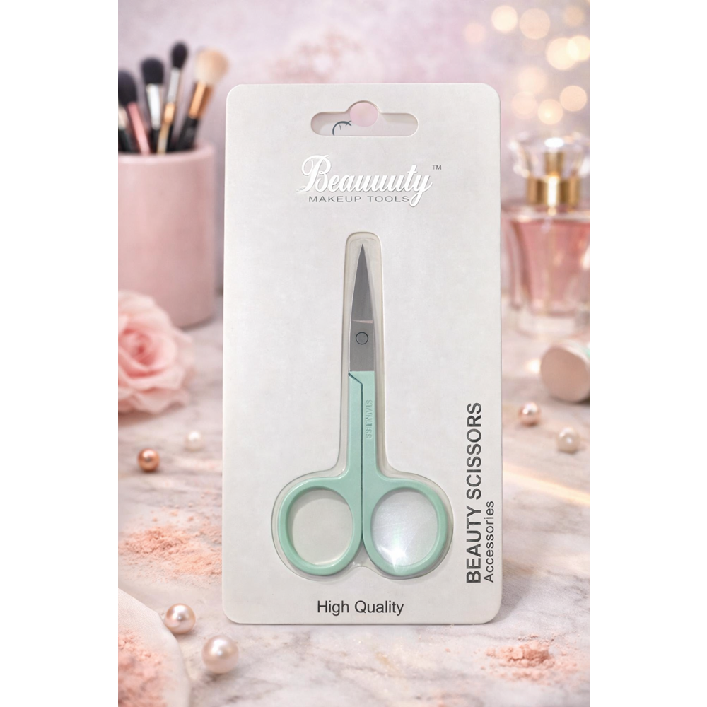 PLASTİK SAPLI BIYIK MAKASI