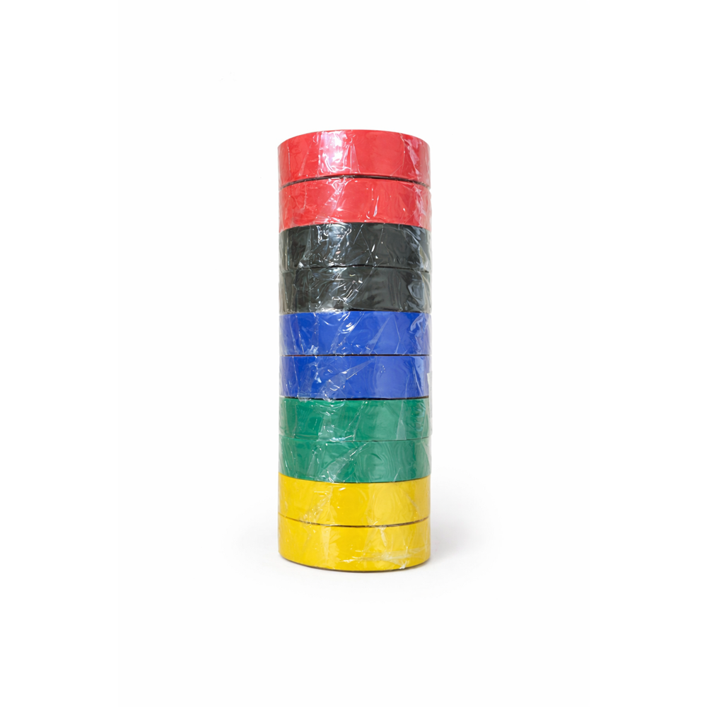 ELEKTRİK BANTI 10 YRD RENKLİ 10LU