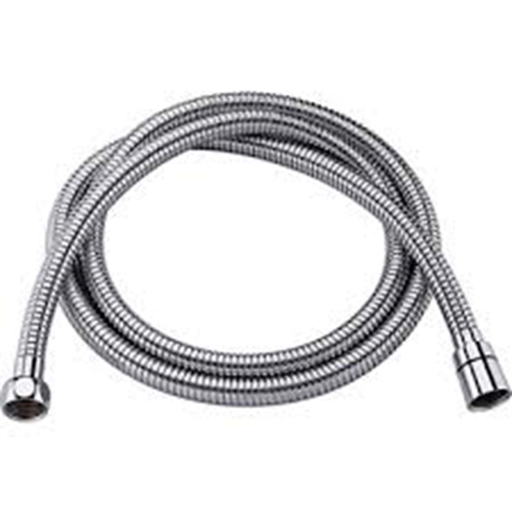 DİMA HOME TAHARET MATİK DUŞ HORTUMU 3/8X1/2 110CM KROM PRİNÇ