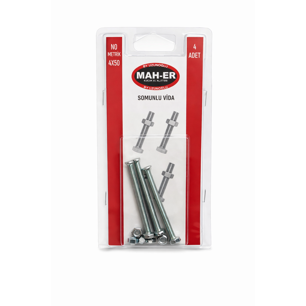 MHR-109 SOMUNLU VİDA 4X50 4AD