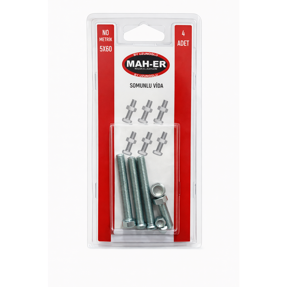 MHR-120 SOMUNLU VİDA 5X60 4AD