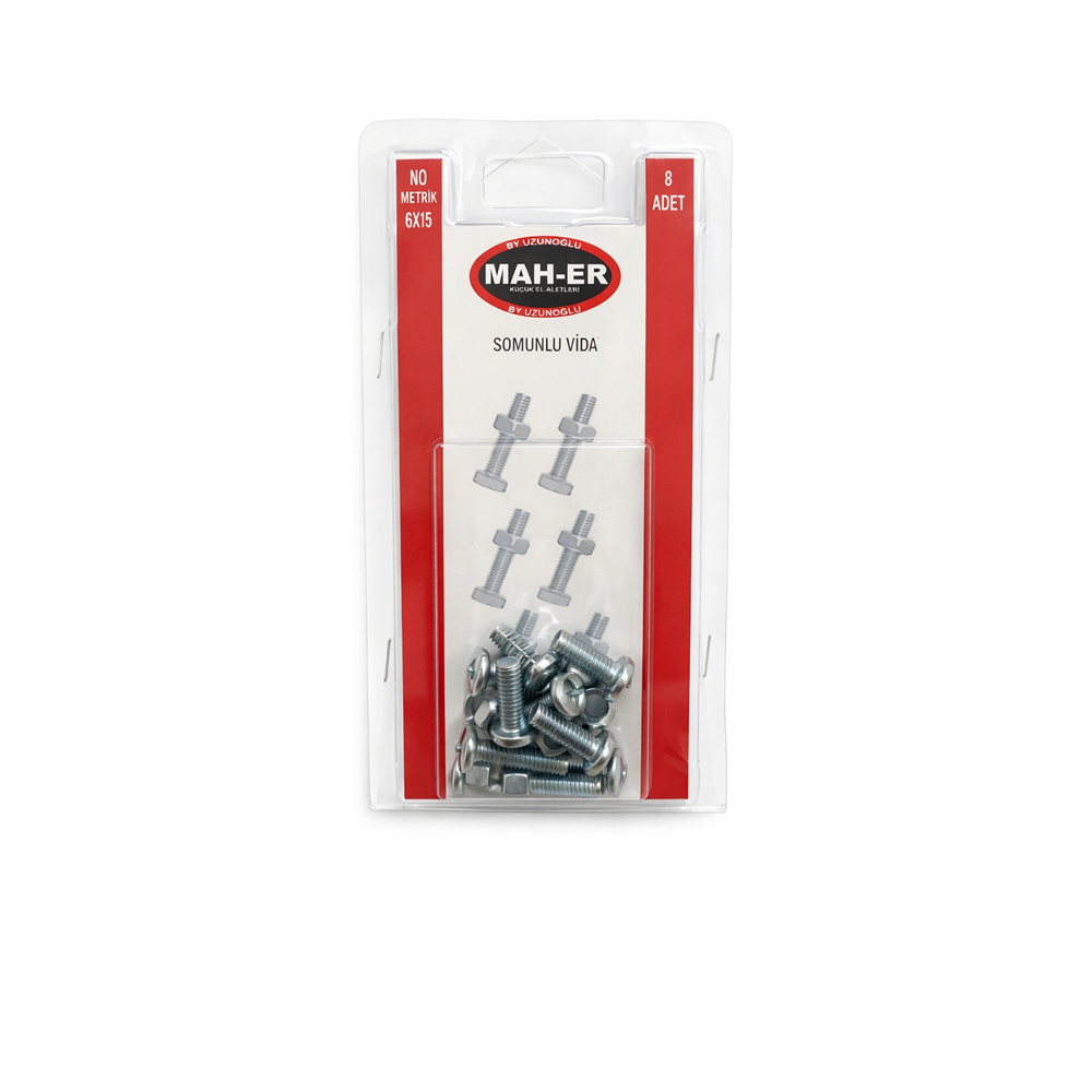 MHR-122 SOMUNLU VİDA 6X15 8AD