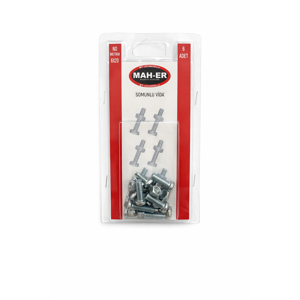 MHR-123 SOMUNLU VİDA 6X20 6AD