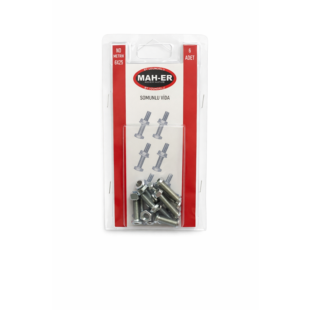 MHR-124 SOMUNLU VİDA 6X25 6AD