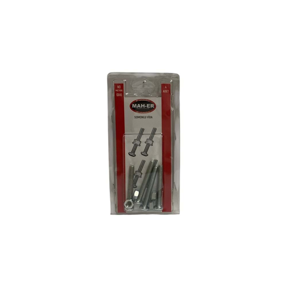 MHR-128 SOMUNLU VİDA 6X45 4AD