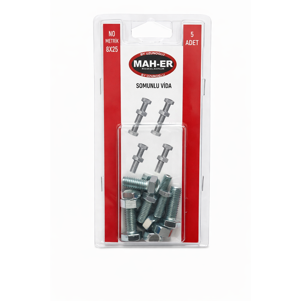 MHR-133 SOMUNLU VİDA 8X25 5AD