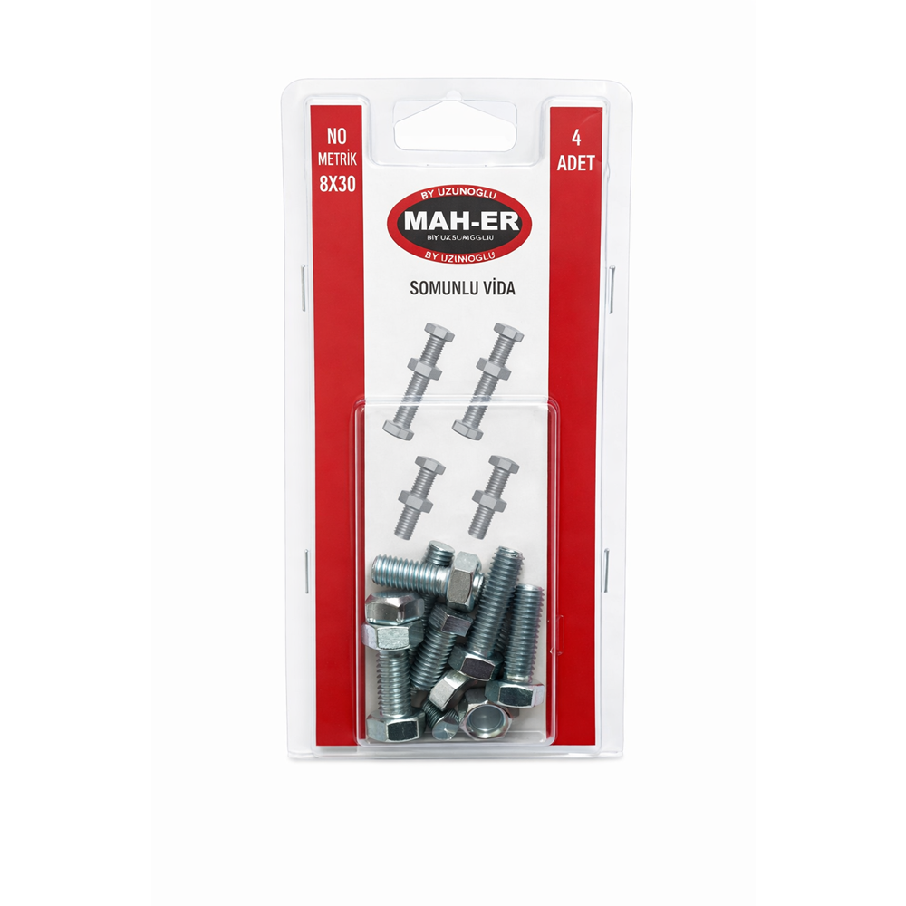MHR-134 SOMUNLU VİDA 8X30 4AD