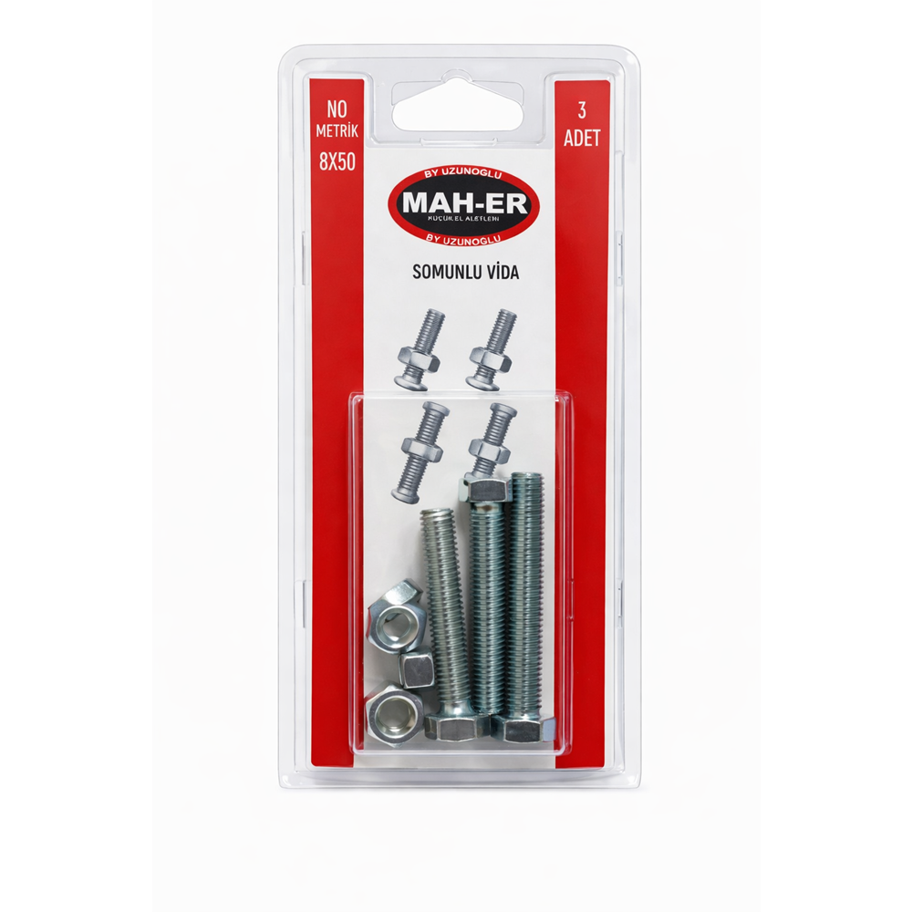 MHR-137 SOMUNLU VİDA 8X50 3AD