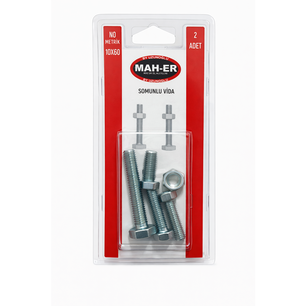 MHR-145 SOMUNLU VİDA 10X60 2AD