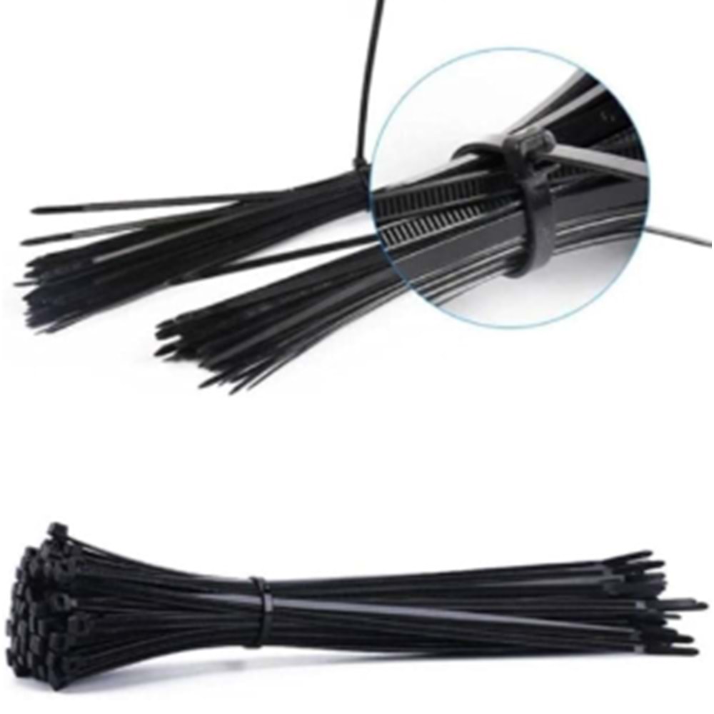 DMAX 25Lİ SİYAH CIRT KELEPÇE 3.6X250MM