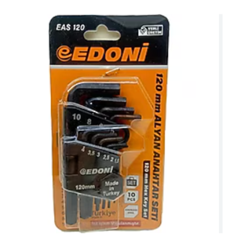 EDONİ EAS120 10PCS ALYAN SETİ BX6