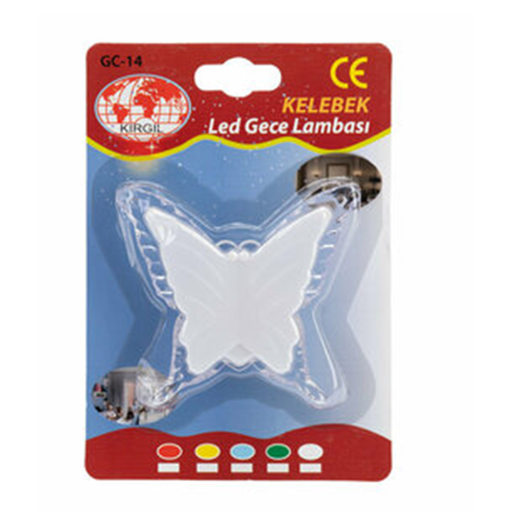 KIRGIL KELEBEK LED GECE LAMBASI