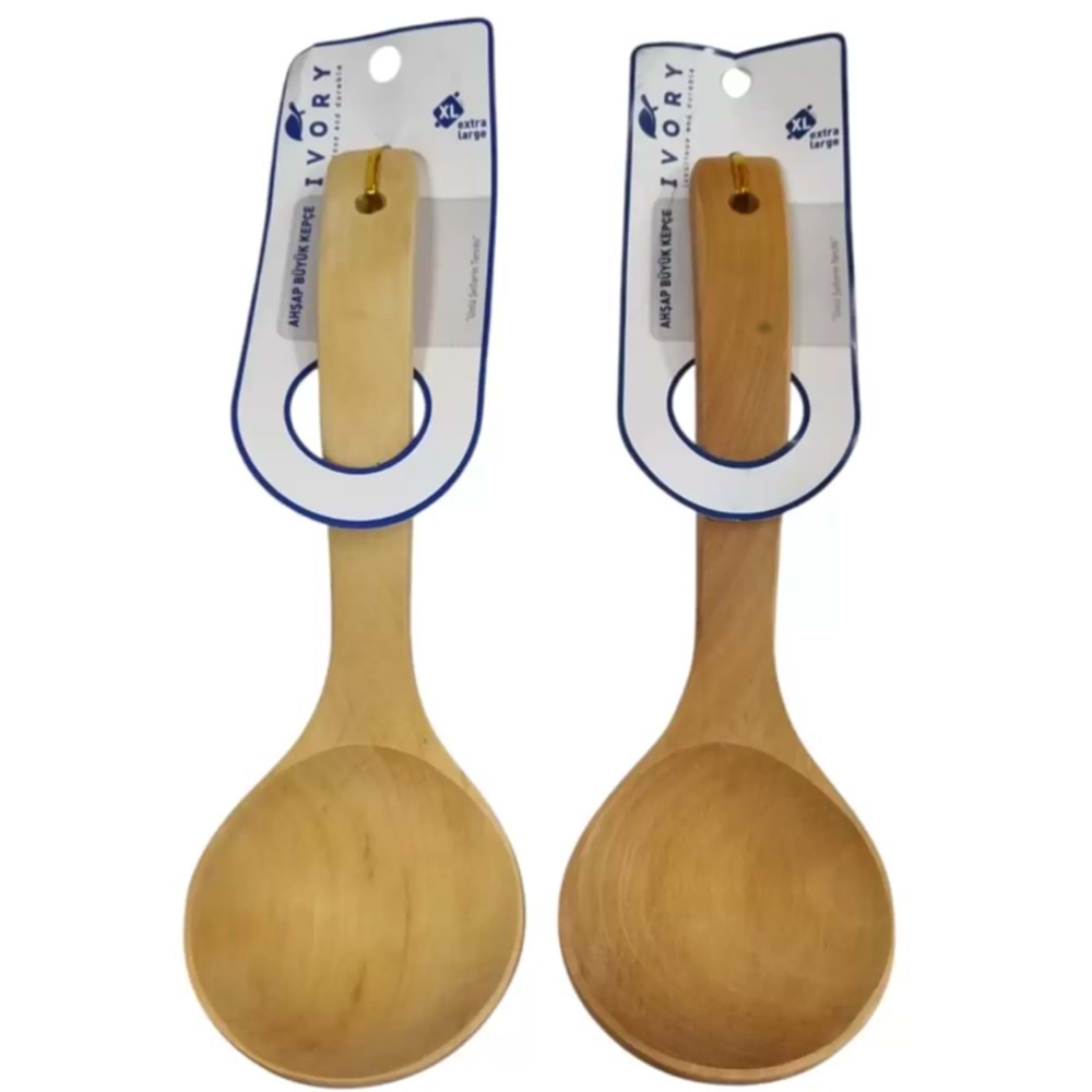 IVORY AHŞAP BÜYÜK KEPÇE BX12